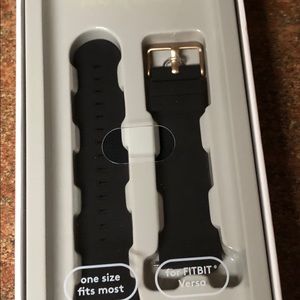 Fitbit versus black wristband